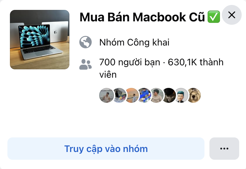 Cộng đồng MacBook Cũ