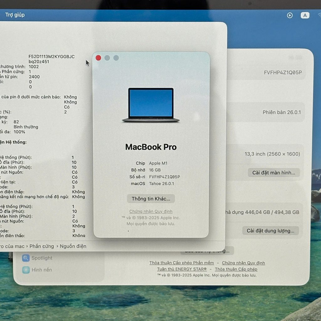 Macbook Pro M1 16/512 xám